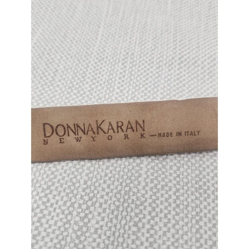 Donna Karan Vintage Medium Belt  Genuine Caiman Alligator Multicolor Italy Made